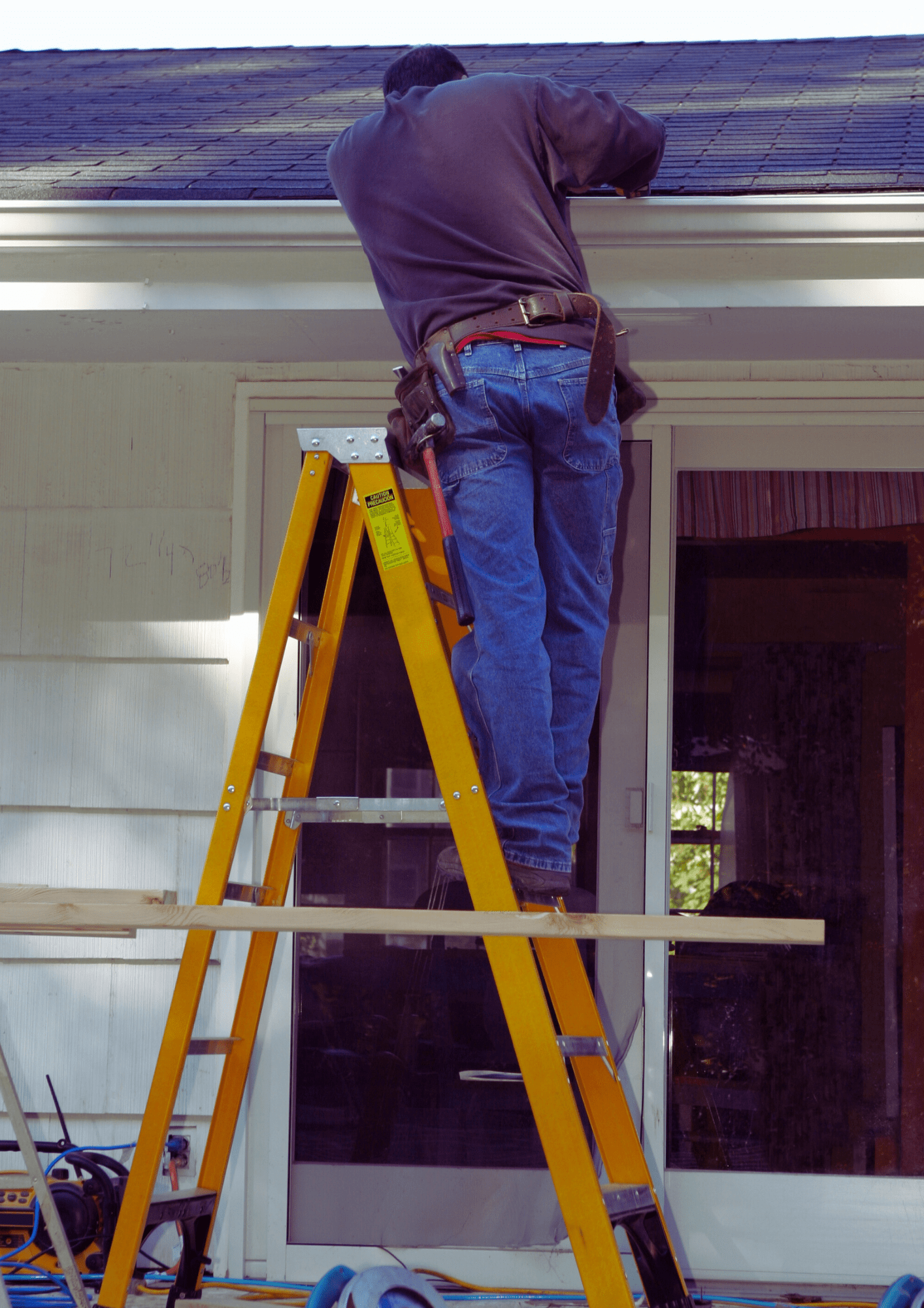 Aging Roof and Gutter